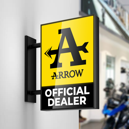 Arrow DB-Killer exhaust for motorcycle, diameter 58mm, by Bill's Exhausts, shown in black with polished finish.
