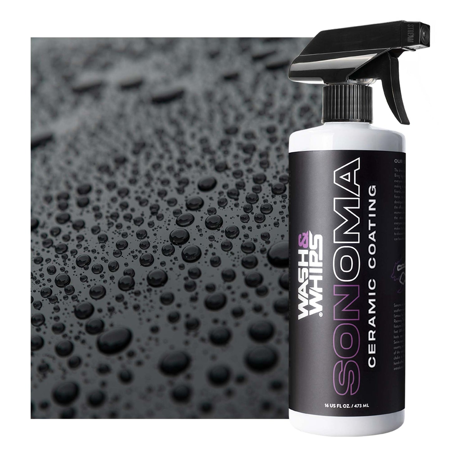 WASH&WHIPS Sonoma Ceramic Finishing Coating Spray - 9H - Howling Moto