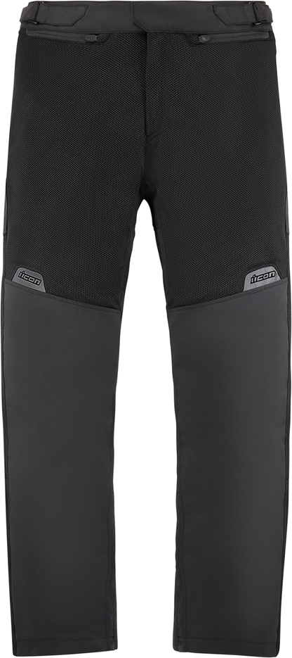 Black ICON Mesh™ AF Overpant by Bill's Exhausts in XL size, showing the lightweight mesh fabric and overpant design.