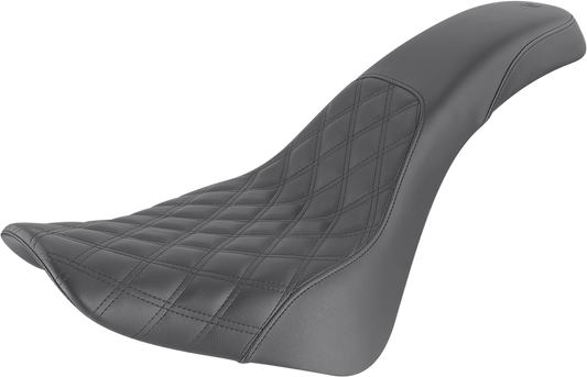 SADDLEMEN Profiler Seat - Front Lattice/Rear Smooth - Black 818-33-149