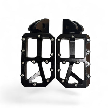 Black Wide Foot Pegs – Aluminum 7075 | Talaria, Surron, E-Ride Pro