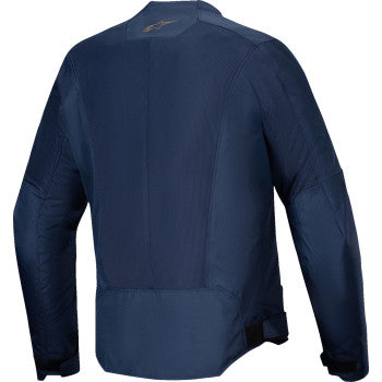 Alpinestars C-1 Air Jacket in blue, large size, showing the lightweight motorcycle jacket with visible ventilation panels and branding.
