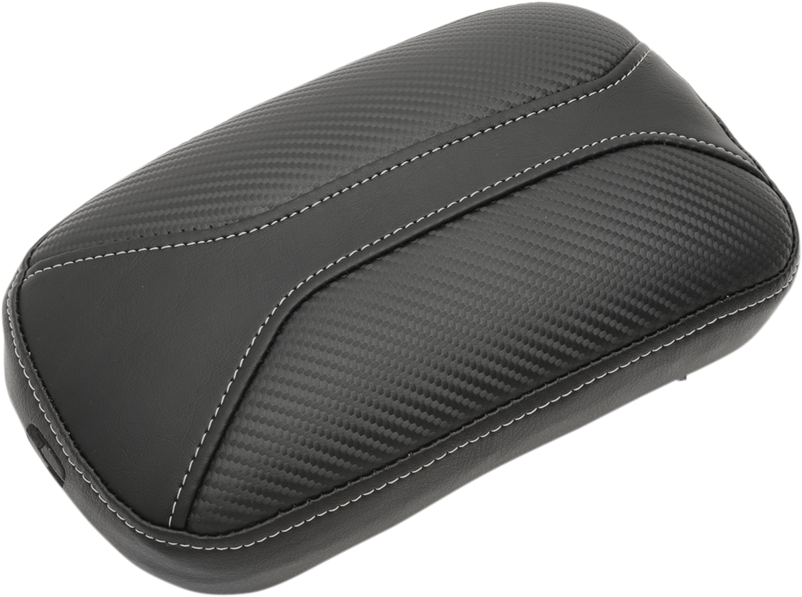 Saddlemens Dominator Pad 6-inch motorcycle seat by Bill's Exhausts with durable padding and sleek design