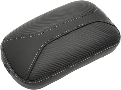 Saddlemens Dominator Pad 6-inch motorcycle seat by Bill's Exhausts with durable padding and sleek design