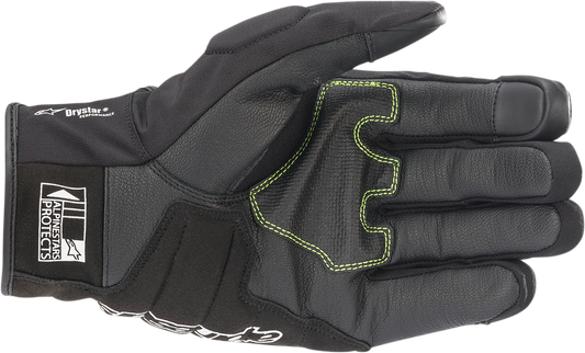 Alpinestars SMX Z Drystar® motorcycle gloves in black, size XL, featuring protective knuckles and reinforced palms.