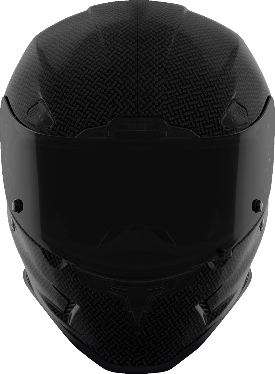 Black ICON Airframe Pro™ helmet in XS size with carbon 4Tress finish, featuring sleek aerodynamic design and ventilation details.