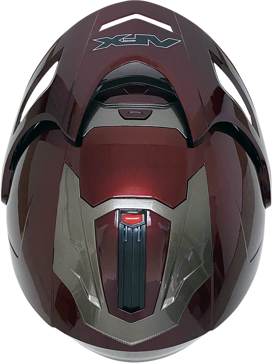 Bill's Exhausts AFX FX-50 helmet in wine color, XS size, featuring a sleek design and full face coverage.