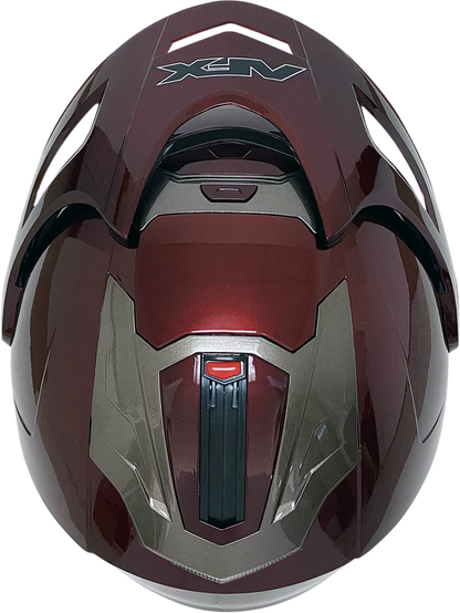 Bill's Exhausts AFX FX-50 helmet in wine color, XS size, featuring a sleek design and full face coverage.