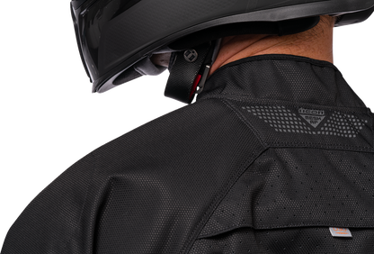 Bill's Exhausts ICON Mesh AF™ Black Jacket in Small, lightweight jacket with mesh panels and modern design.