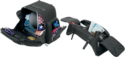 SADDLEMEN FTB3600 Sport Sissy Bar and Combo Bag EX000698 - Howling Moto