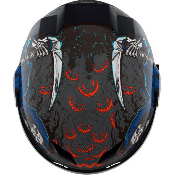 Black ICON Airflite™ Helmet Trick or Street 4 in medium size with sleek design and matte finish.