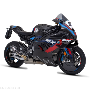 Bill's Exhausts slip-on carbon exhaust for BMW S1000RR 2020-2025, M1000RR, and sport models, showcasing sleek carbon finish.