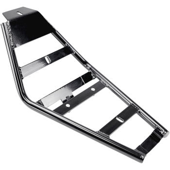 SADDLEMEN Easy Mount Hoop seat for 1986-2003 Harley-Davidson XL motorcycles, shown on a bike with chrome details