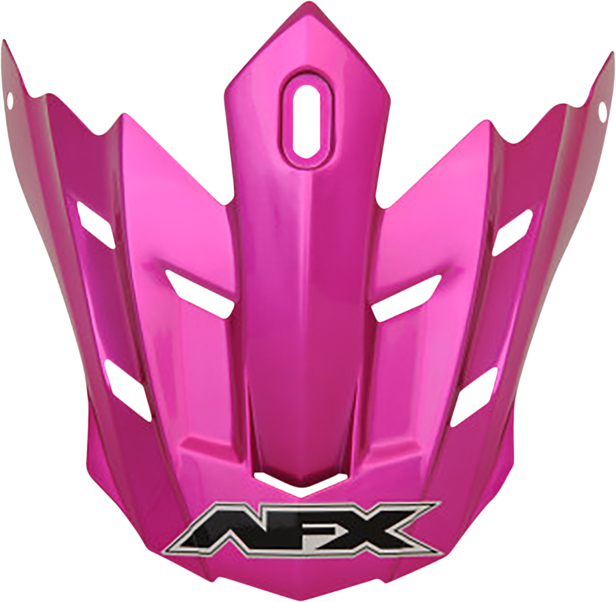Bill's Exhausts AFX FX-17 Peak helmet in vibrant fuchsia with black accents, showcasing a sleek, aerodynamic design.