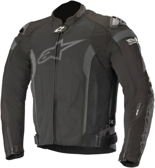 Alpinestars T-Missile Air Jacket in black, 2XL, featuring breathable mesh and protective armor for motorcycle riding.