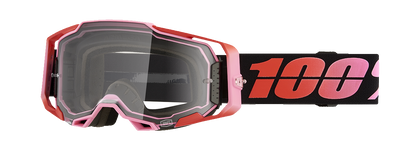 100% Armega Goggles - Guerlin - Clear 50004-00022 - Howling Moto