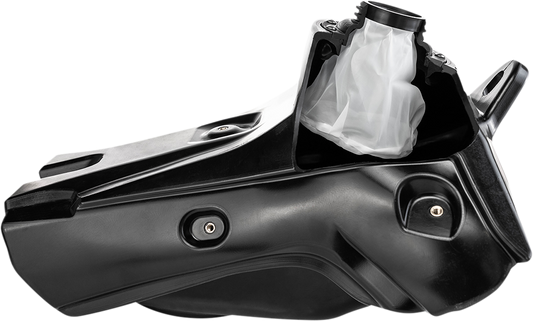 Acerbis Fuel Tank Filter for Acerbis tanks, body view showing the black filter component on the motorcycle fuel tank.