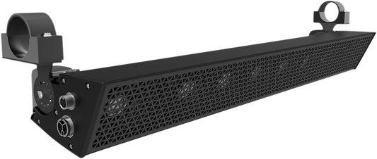 Bill's Exhausts NAVATLAS 35-inch sound bar with amplifier for UTV engine, shown in the product image.