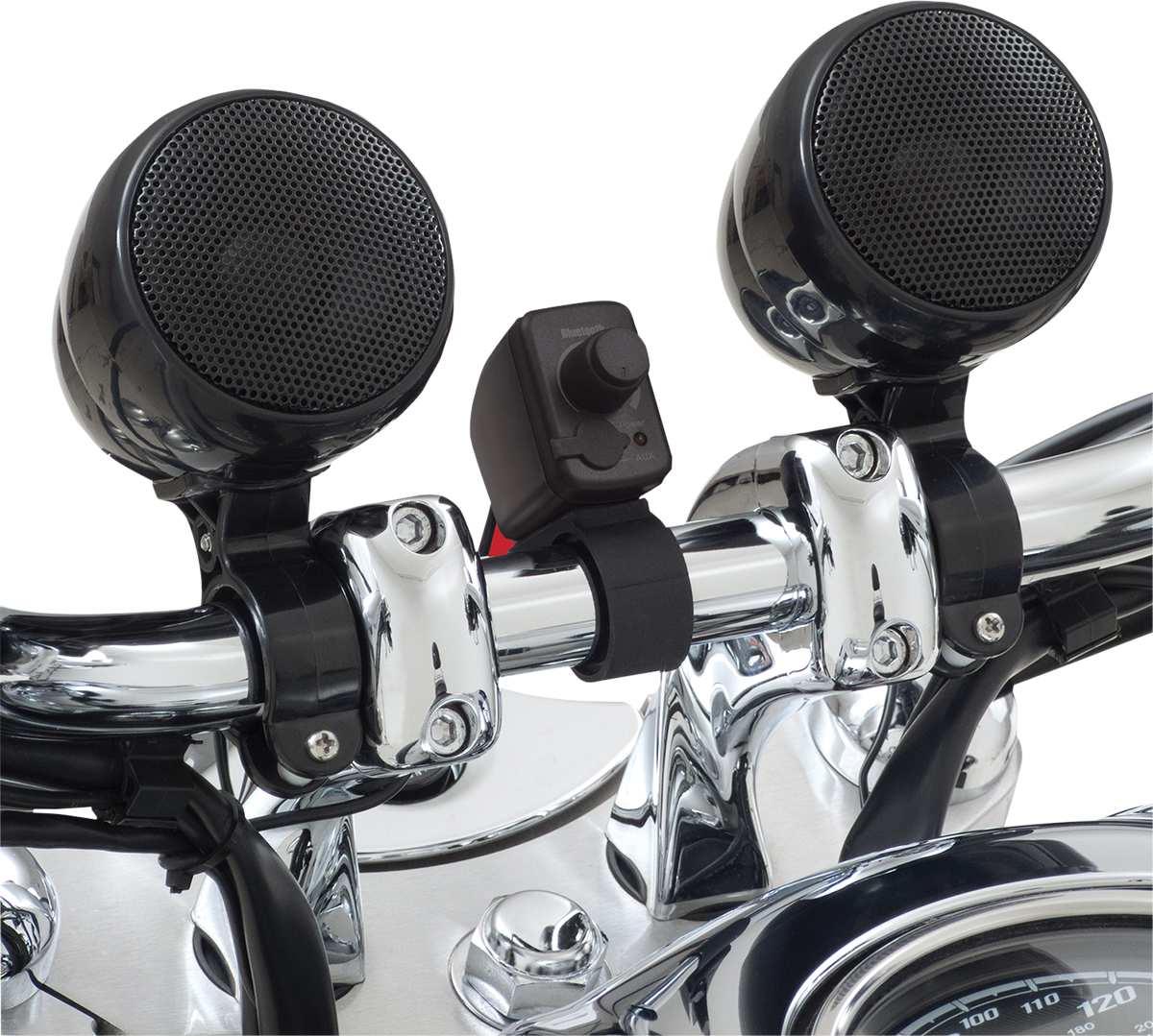 SHOW CHROME Bluetooth - Waterproof - Sound System 13-252BTBK - Howling Moto