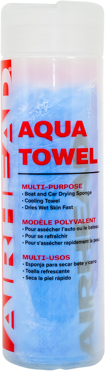 AIRHEAD SPORTS GROUP Absorbing Towel - Blue AHAT-004 - Howling Moto