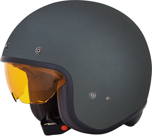 Bill's Exhausts AFX FX-142 helmet in frost gray, large size, showing the helmet's sleek design and matte finish.