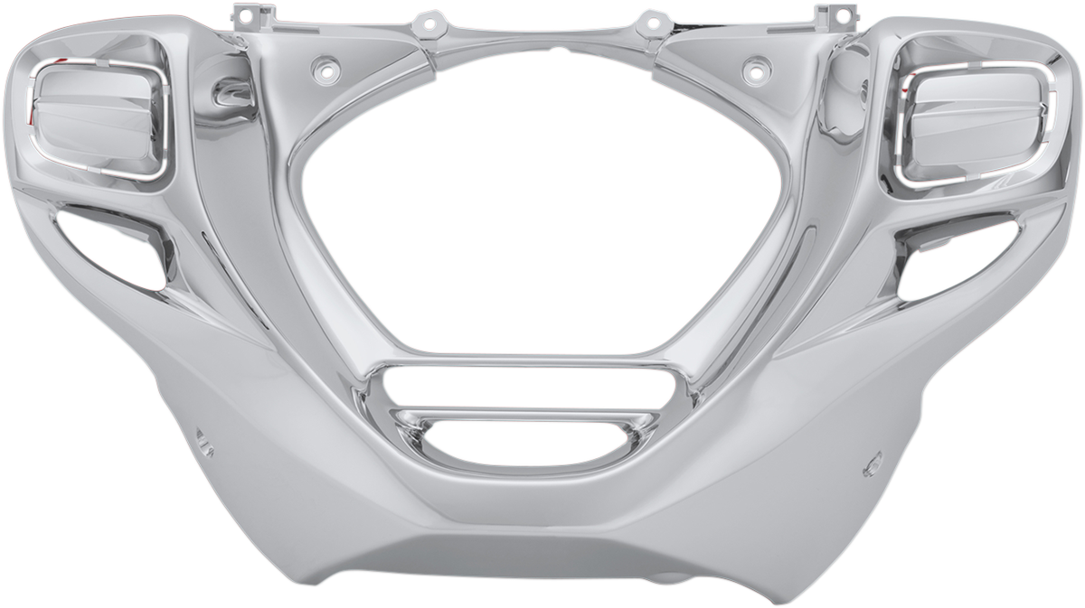 Chrome rectangular lower cowls for engine by Bill's Exhausts, shown in the product image.