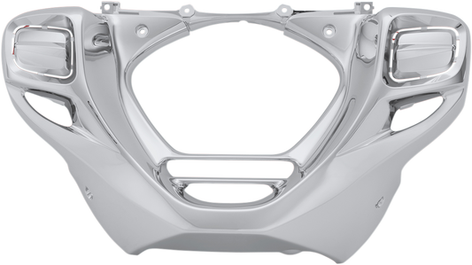 Chrome rectangular lower cowls for engine by Bill's Exhausts, shown in the product image.