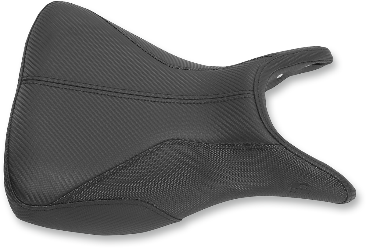 SADDLEMEN GP-V1 motorcycle seat for Yamaha YZF 2015-2018, standard model, with black and textured surface design.
