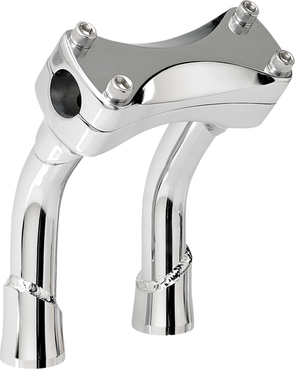 BILTWELL Risers - Murdock - Oversized - Pullback - 6" - Chrome 6414-105-06 - Howling Moto