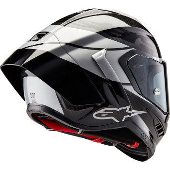 ALPINESTARS Supertech R10 Helmet - Element - Carbon/Silver/Black - XL 8200324-1368-XL - Howling Moto