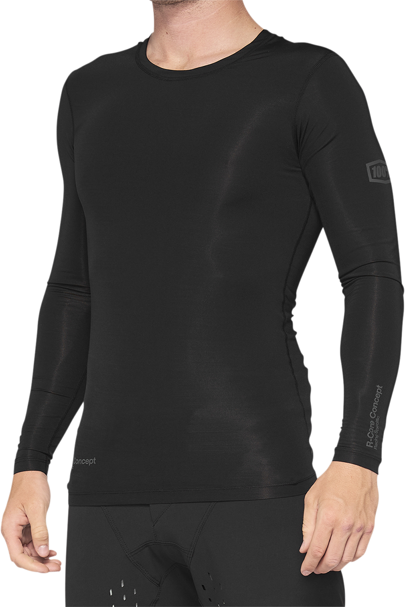 100% R-Core Concept Long-Sleeve Jersey - Black - Large 40004-00002 - Howling Moto