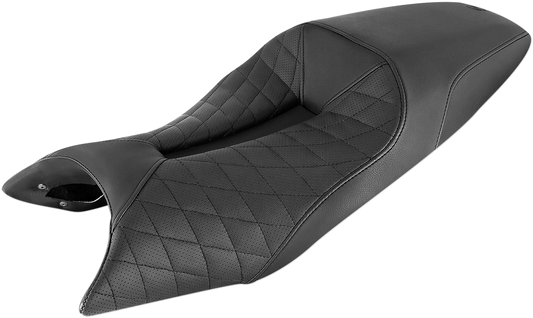SADDLEMEN LS Track Seat - Lattice Stitched - Black - FTR1200 I19-10-0045 - Howling Moto