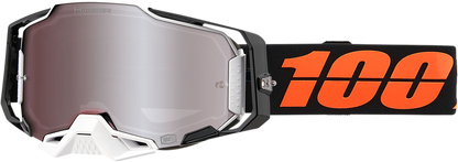 100% Armega Goggles - Blacktail - HiPER Silver Mirror 50003-00002 - Howling Moto