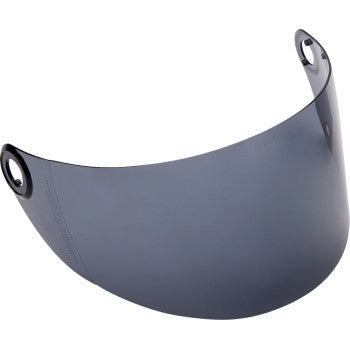 Dark smoke shield for BILT WELL Gringo S or SV motorcycle helmet, 22.06 size, made by Bill's Exhausts.