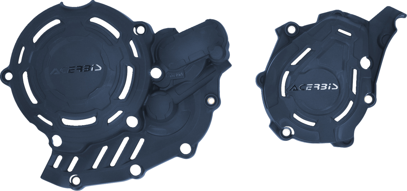 Blue Acerbis X-Power Kit body for Husqvarna KTM 2023 models, designed for off-road motorcycle protection and performance.