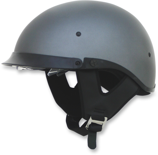 Bill's Exhausts AFX FX-200 helmet in frost gray, small size, showing the sleek aerodynamic design and matte finish.