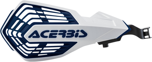 ACERBIS Handguards - K-Future - White/Blue 2801976819 - Howling Moto