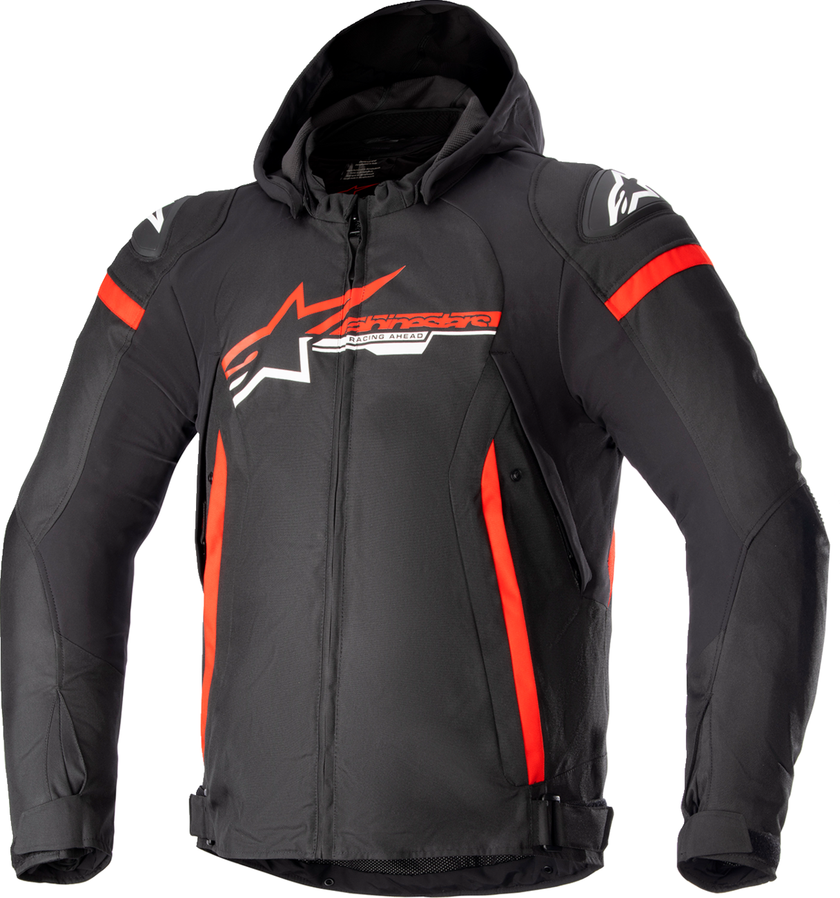 Black Alpinestars Bogota Pro Drystar® Jacket, small size, protective motorcycle gear with durable fabric and reinforced design.