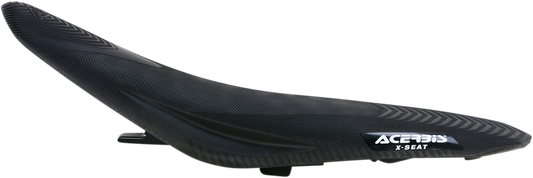 Black Acerbis X Seat for SX/SCF models 2011-2016, soft body seat designed for off-road motorcycle comfort and durability.