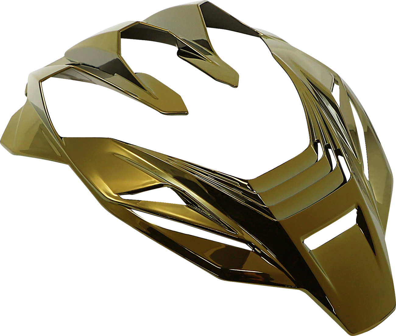 Bill's Exhausts ICON Airflite™ Airfoil SB helmet part in RST Bronze finish, showing detailed aerodynamic design and branding.