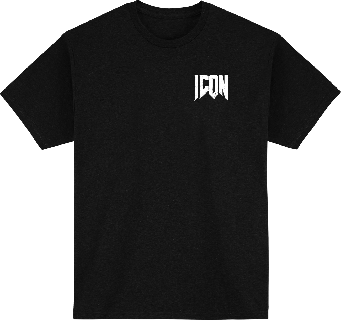 Black ICON Blegh T-Shirt in 3XL from Bill's Exhausts, featuring the graphic design on the front.