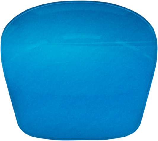 Blue SADDLEMEN Do-It-Yourself Jumbo seat pad for motorcycles, featuring raw material and custom design by Bill's Exhausts.