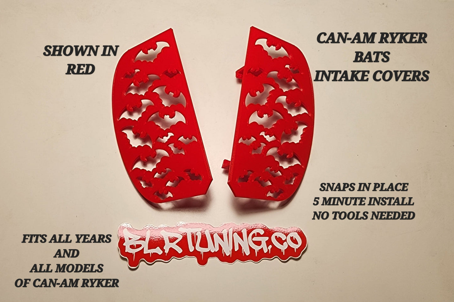 BATS CAN-AM RYKER INTAKE COVERS - Howling Moto