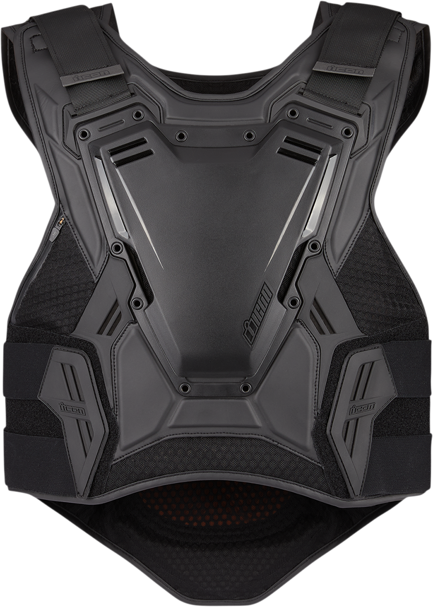 Bill's Exhausts ICON Field Armor 3™ Stealth vest in size L/XL, featuring tactical design with protective armor and adjustable straps.