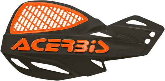ACERBIS Handguards - Uniko - Vented - Black/Orange 2072671009 - Howling Moto