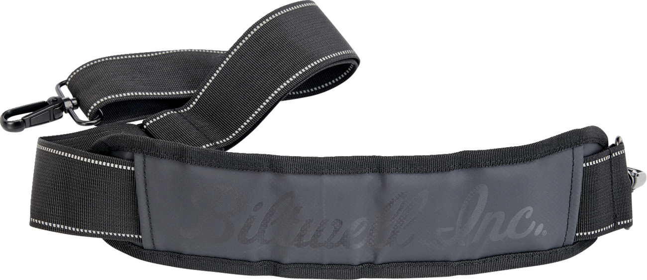 Black BILTWELL EXFIL-60 Dry Bag Gen 2, durable motorcycle gear bag with adjustable straps and waterproof material.
