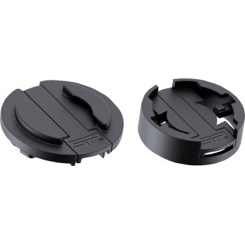 Bill's Exhausts SP CONNECT phone mount attached to a vehicle dashboard, secure holder for smartphones for convenient access.