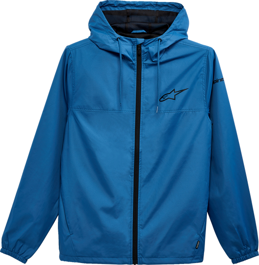 Blue Alpinestars Treq Jacket in large size, showcased with front view and detailed design features.