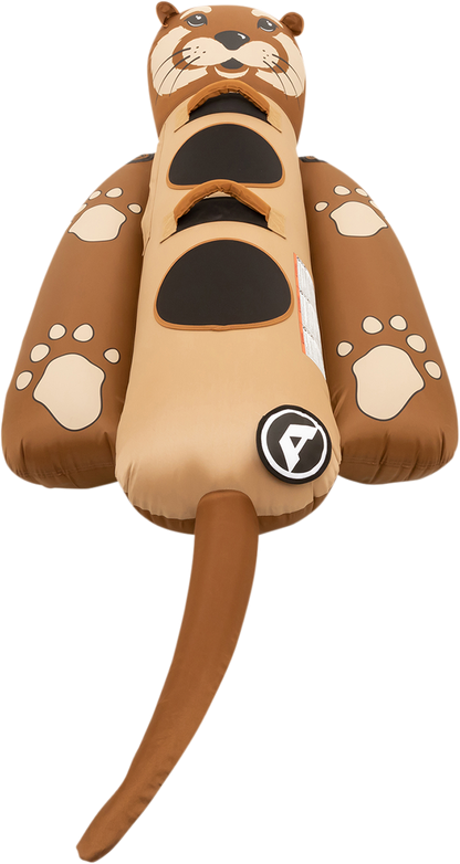 Bill's Exhausts Otter Riding Tube water toy from AIRHEAD SPORTS GROUP, featuring colorful inflatable design for water fun.