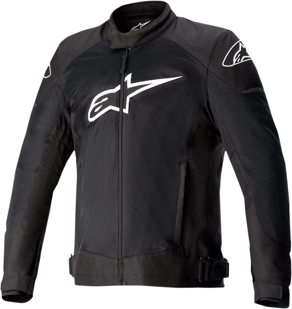 Black Alpinestars T SP X Superair motorcycle jacket in medium, featuring breathable textile and protective armor.